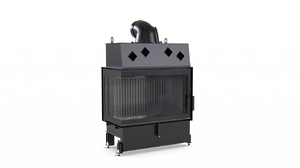 Каминная топка XF- Corner L 800 graphite