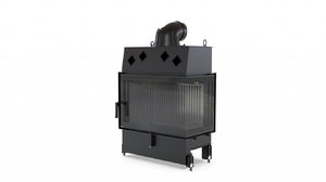 Каминная топка XF- Corner R 800 graphite